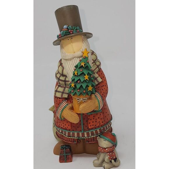 Tall Hat Santa- 1st Ed 1998-#5- Lang and Wise- Sue‎ Dreamer-Christmas Figure - Picture 1 of 9
